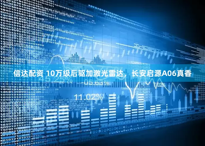 信达配资 10万级后驱加激光雷达，长安启源A06真香